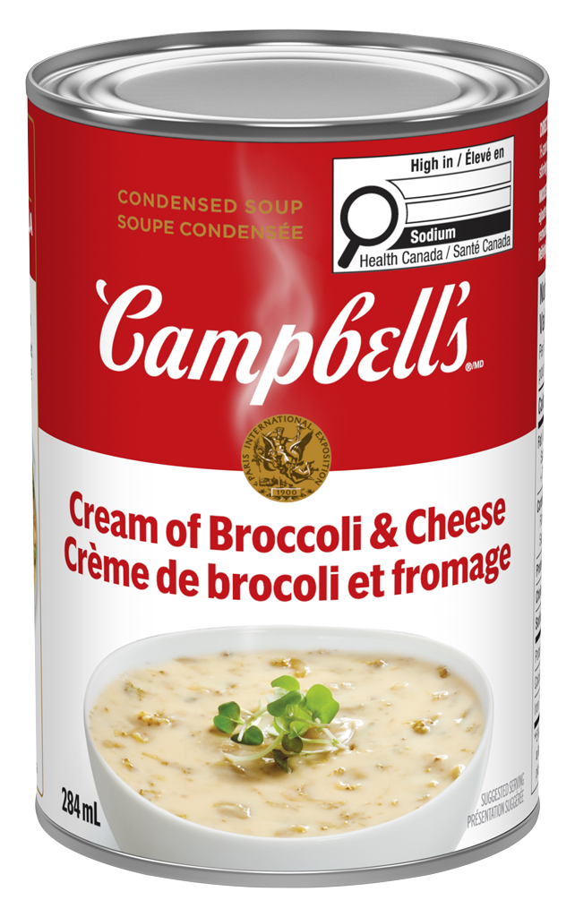 Campbell’s® Condensed Cream of Broccoli & Cheese