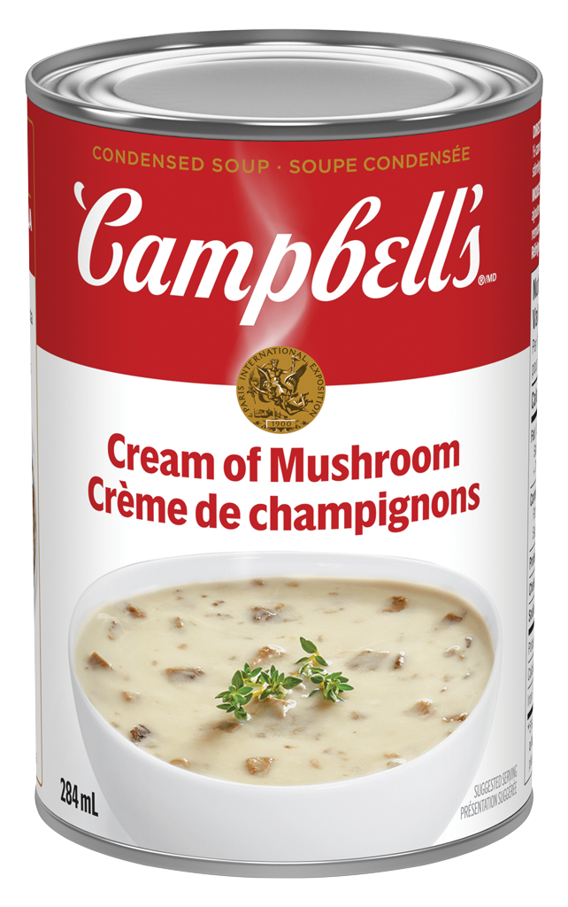 Campbell’s condensée, Crème de champignons