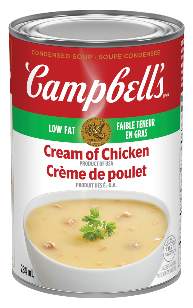 Campbell’s condensée, Crème de poulet à faible teneur en gras