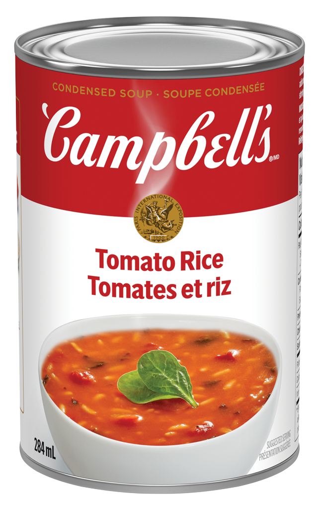 Campbell’s condensée, Tomates et riz