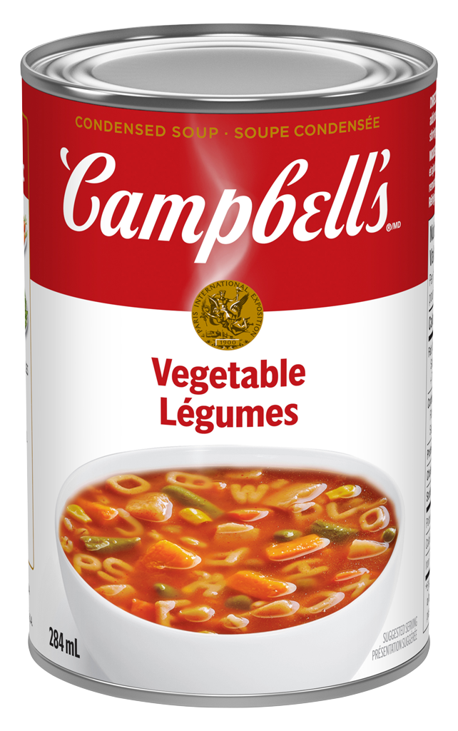 Campbell’s condensée, Légumes