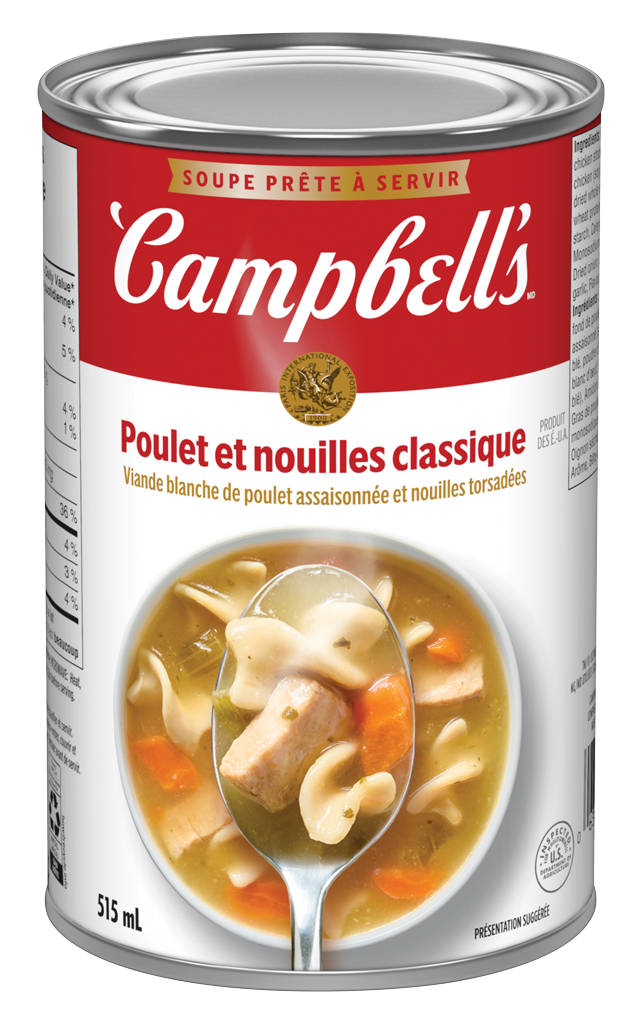 Campbell's® Prête à déguster, Poulet et nouilles classique (515 mL)