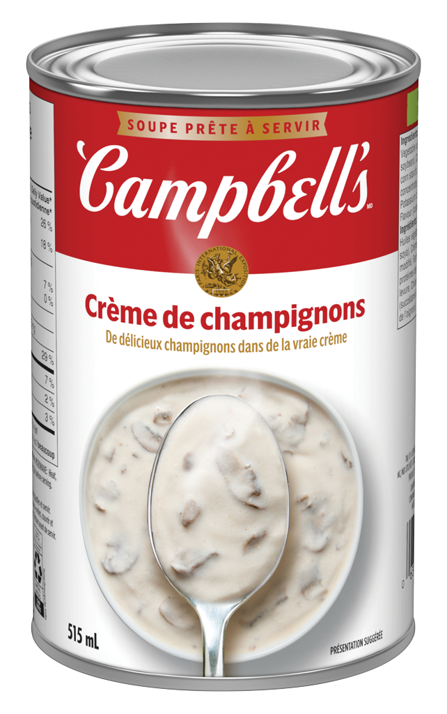 Campbell s Prete a deguster Creme de champignons 515mL Campbell Company of Canada