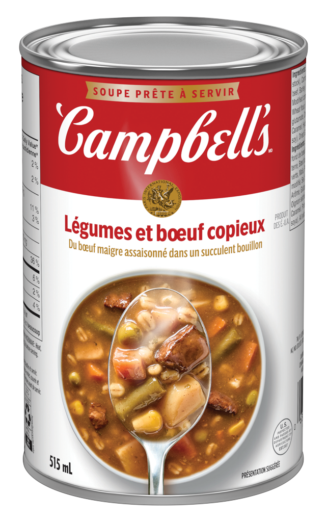 Campbell’s® Prête à déguster, Légumes et Bœuf (515 mL)