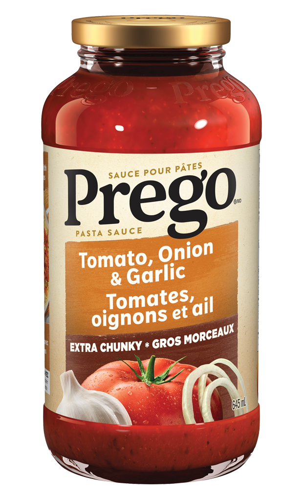 Prego Tomato Onion & Garlic Pasta Sauce 645 mL