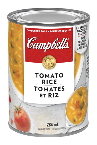 Campbell's condensee, Tomates et riz