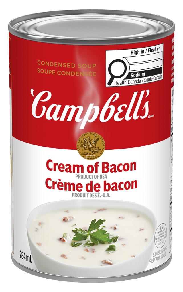 Soupe condensée Campbell’sMD Crème de bacon