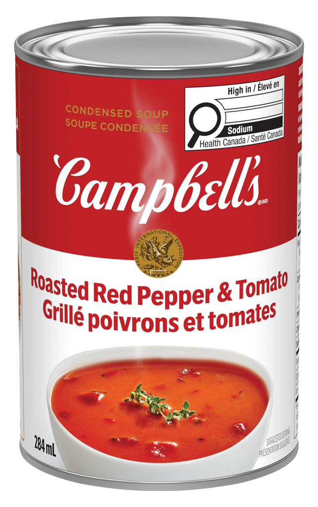 Soupe condensée Campbell’sMD Poivrons rouges grillés et tomates