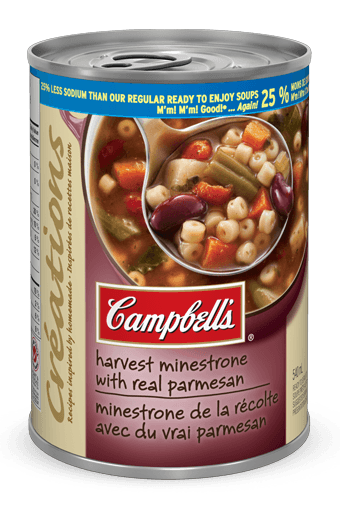 Campbell's Harvest Minestrone with Real Parmesan