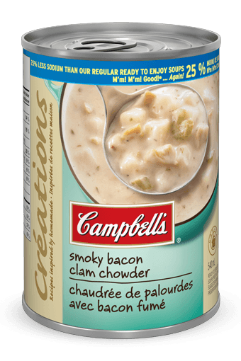 Campbell's Smoky Bacon Clam Chowder