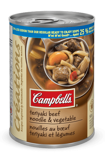 Campbell's Teriyaki Beef Noodle and Vegetable