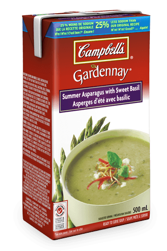 Campbell's Gardennay Summer Asparagus with Sweet Basil