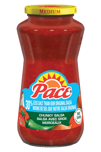 Pace® Less Salt Medium Chunky Salsa 642mL