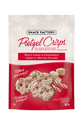 Pretzel Crisps White Crème & Peppermint