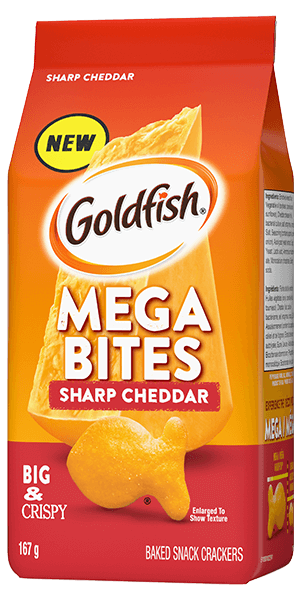 Goldfish® Mega Bites Sharp Cheddar