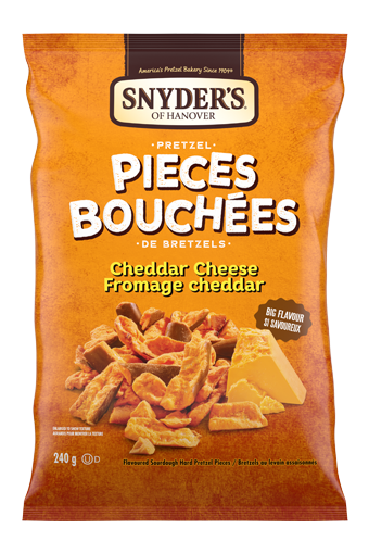 Bouchées de bretzels au fromage cheddar Snyder’s of Hanover® (240 g)