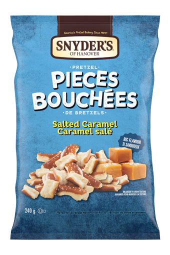 Bouchées de bretzels sucrés-salés au caramel salé Snyder’s of Hanover® (240 g)