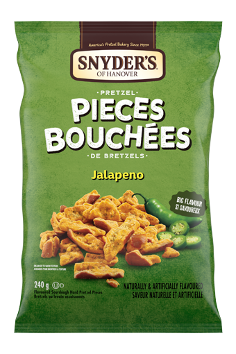 Bouchées de bretzels au jalapeno Snyder’s of Hanover® (240 g)