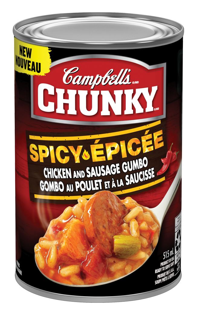Campbell's Chunky Spicy Chicken and Sausage Gumbo