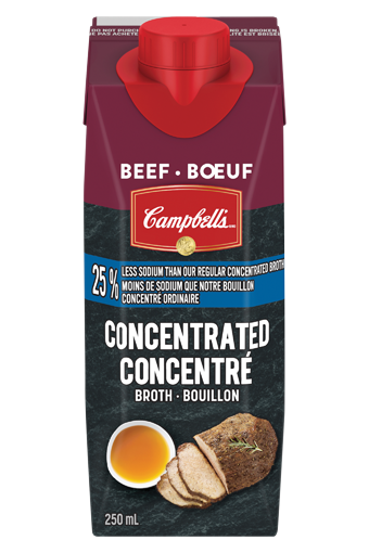 Campbell's® Concentrated 25% Less Sodium Beef Broth