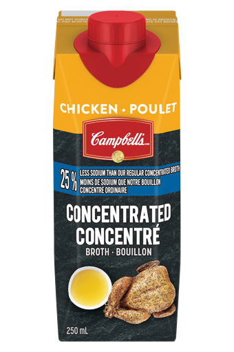 Campbell's® Concentrated 25% Less Sodium Chicken Broth